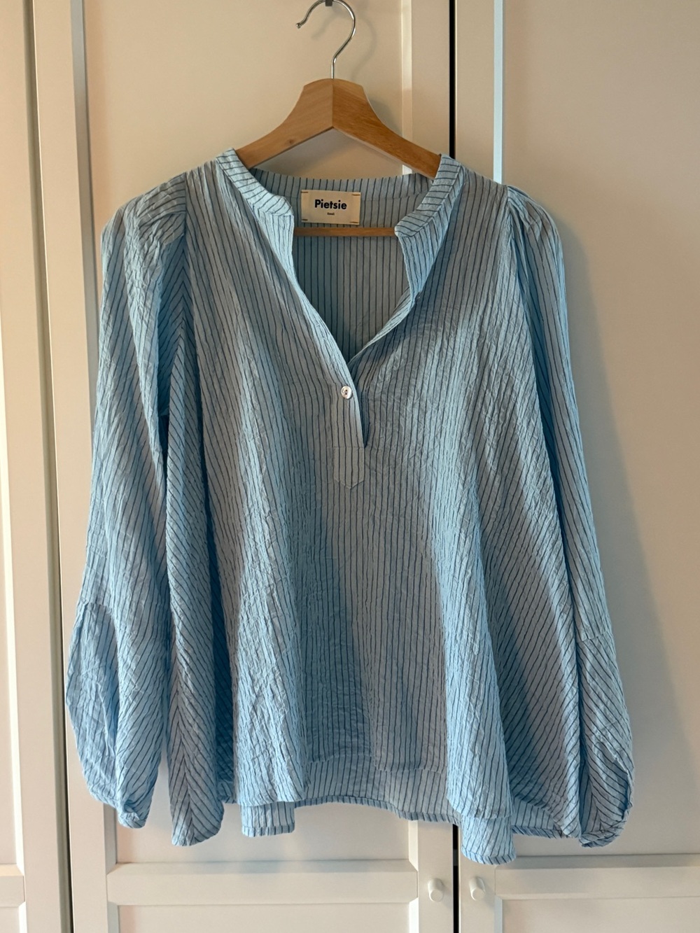 Pietsie Atkin Light Blue Striped Top